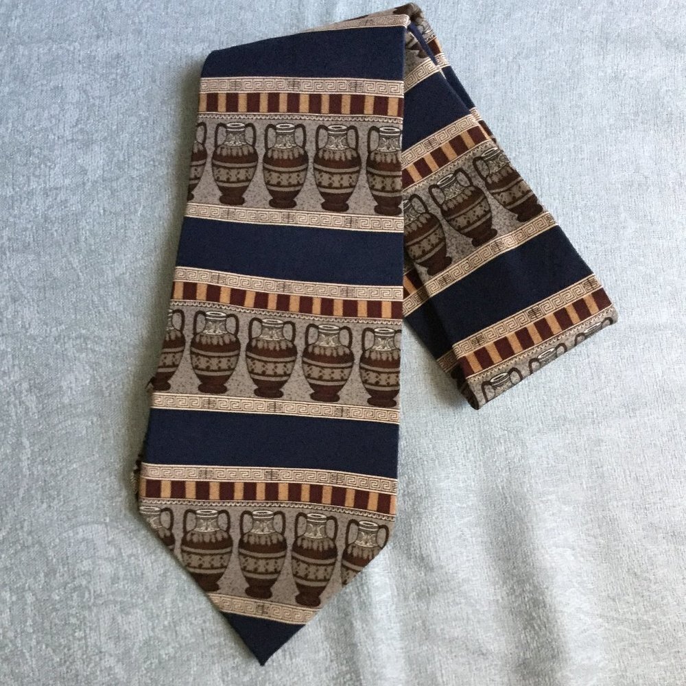 Unicef Grecian Vase Silk Tie